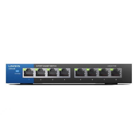 Linksys 8-Port Desktop GE Switch (LGS108)