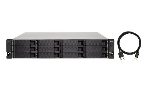 QNAP TL-R1200C-RP | 12-zatokowa jednostka rozszerzająca dla QNAP/PC, złącze USB-C, RACK