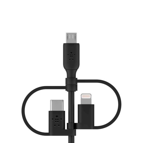 Belkin BoostCharge USB-A to LTG+MicroUSB+USB-C 1M