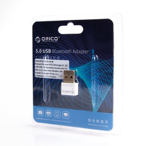 Orico Adapter Bluetooth 5.0 USB-A biały