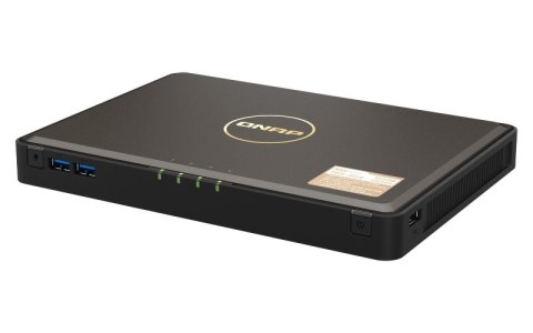 QNAP TBS-464-8G | 4-zatokowy serwer NASbook, Intel, 8GB RAM, 2x 2.5GbE, Compact