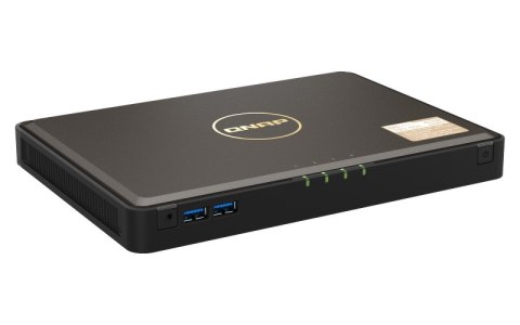 QNAP TBS-464-8G | 4-zatokowy serwer NASbook, Intel, 8GB RAM, 2x 2.5GbE, Compact