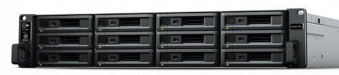 Synology RS3621RPxs | 12-zatokowy serwer NAS, Intel Xeon, 8GB RAM, 4x 1GbE RJ-45, RP, RACK 2U