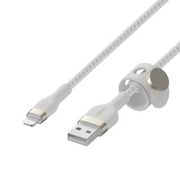 Belkin USB-A to LTG Braided silicone 2M White