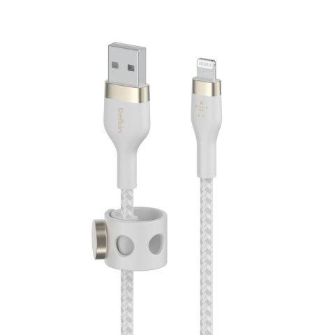 Belkin USB-A to LTG Braided silicone 2M White