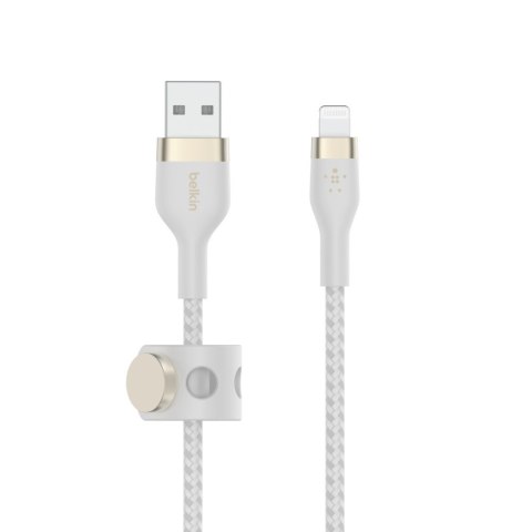 Belkin USB-A to LTG Braided silicone 2M White