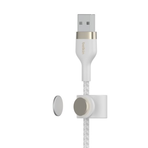 Belkin USB-A to LTG Braided silicone 2M White