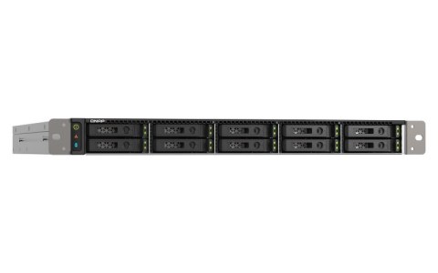 QNAP TS-h1090FU-7302P-256G | 10-zatokowy all flash NAS, AMD Epyc, 256GB RAM, 2x 25GbE SFP28, RP RACK