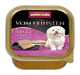 ANIMONDA Vom Feinsten Classic kurczak, jajko i szynka - mokra karma dla psa - 150g