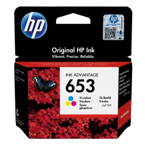 HP oryginalny ink / tusz 3YM74AE, HP 653, Tri-colour, 200s