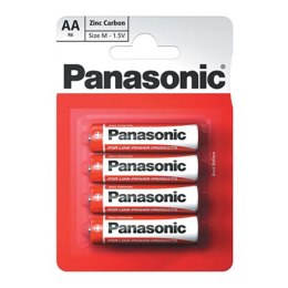 Bateria cynkowo-węglowa, AA (R6), AA, 1.5V, Panasonic, blistr, 4-pack