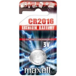 Bateria litowa, CR2016, 3V, Maxell, blistr, 1-pack