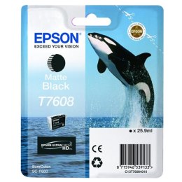 Epson oryginalny ink / tusz C13T76084010, T7608, matte black, 25,9ml, 1szt