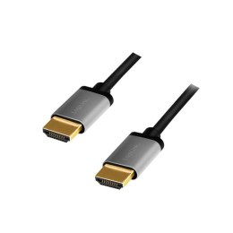 Kabel HDMI LogiLink CHA0102 4K/60 Hz, aluminium, 3m