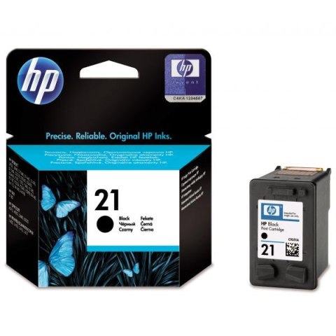 HP oryginalny ink / tusz C9351AE, HP 21, black, 150s, 5ml