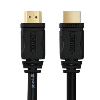 Unitek Kabel HDMI M/M 1,0m v2.0; Złoty; Basic
