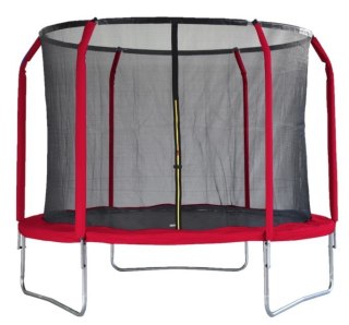 Tesoro Trampolina ogrodowa 10FT Czerwona