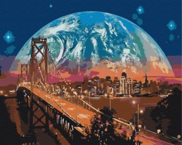 Symag Obraz Paint it! Malowanie po numerach - Księżyc nad San Francisco