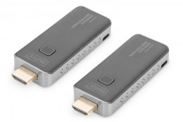 Digitus Przedłużacz/Extender HDMI bezprzewodowy 50m 1080p 60Hz FHD 5GHz, audio (zestaw)