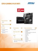 MSI Płyta główna B760 GAMING PLUS WIFI s1700 4DDR5 DP/HDMI ATX