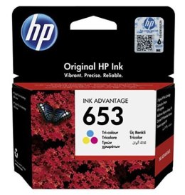 HP Inc. Tusz nr 653 Tri-colour 3YM74AE wkład do drukarki atramentowej
