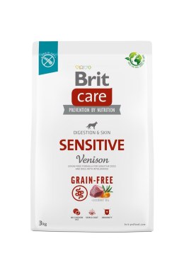 Brit Care Grain-Free Sensitive Venison - sucha karma dla psa - 3 kg