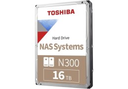 Dysk Toshiba N300 HDWG31GUZSVA 16TB 3,5