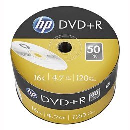HP DVD+R, DRE00070-3, 69305, 4.7GB, 16x, bulk, 50-pack, bez możliwości nadruku, 12cm, do archiwizacji danych