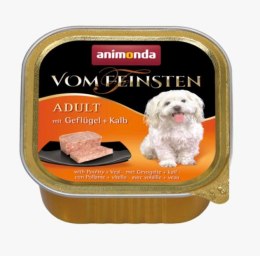 ANIMONDA Vom Feinsten Classic drób i cielęcina - mokra karma dla psa - 150g