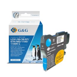 G&G kompatybilny ink / tusz z LC-980C, LC-1100C, NP-B-0061C/1100C/980C, cyan, 260s