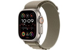 Apple Watch Ultra 2 GPS + Cellular, 49mm Koperta z tytanu z opaską Alpine w kolorze moro - S