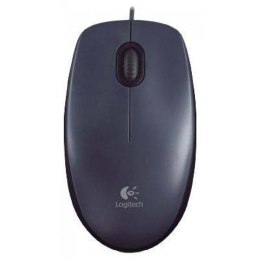 Mysz przewodowa USB, Logitech M90, czarna, optyczna, 1000DPI