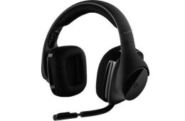 Słuchawki z mikrofonem Logitech G533 bezprzewodowe czarne