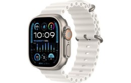 Apple Watch Ultra 2 GPS + Cellular, 49mm Koperta z tytanu z paskiem Ocean w kolorze białym