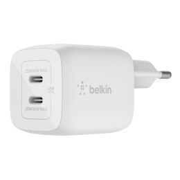 Belkin Podwójna ładowarka ścienna USB-C GaN z PPS 45 W
