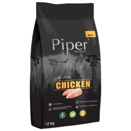 DOLINA NOTECI Piper Animals z kurczakiem - sucha karma dla psa - 12 kg