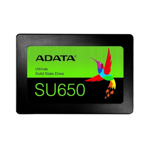 Dysk SSD ADATA Ultimate SU650 512GB 2,5" SATA3 (520/450 MB/s) 7mm, 3D NAND
