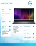 Dell Notebook Latitude 3540 Win11Pro i5-1335U/16GB/512GB SSD/15.6 FHD/Intel Iris Xe/FgrPr/FHD/IR Cam/Mic/WLAN + BT/Backlit Kb/3 Cell/
