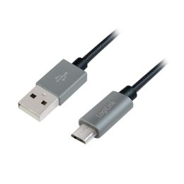 Kabel USB 2.0 LogiLink CU0132 USB A - micro USB B, M/M, 1m