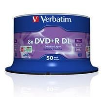 DVD+R Verbatim 8x 8,5GB  Cake 50 szt DL