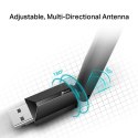 TP-LINK USB klient Archer T2U Plus 2.4GHz i 5GHz, IPv6, 600Mbps, zewnętrzna anténa, 802.11ac, 5dBi antena