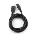 Kabel zasilający, przedłużający IEC 320 C13/C14 z certyfikatem VDE Gembird PC-189-VDE-5M (5 m)