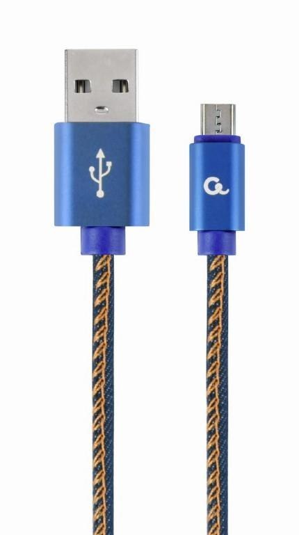 Kabel USB 2.0-micro USB 2.0 Gembird CC-USB2J-AMmBM-1M-BL