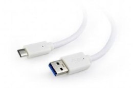 Kabel USB 3.0 typ C(AM/CM) 3m biały Gembird