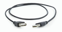 Kabel przedłużacz USB 2.0 Gembird AM-AF 0,75 m (czarny)