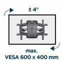 GEMBIRD UCHWYT ŚCIENNY REGULOWANY LCD 32"-75" VESA MAX 600 X 400MM, DO 45KG
