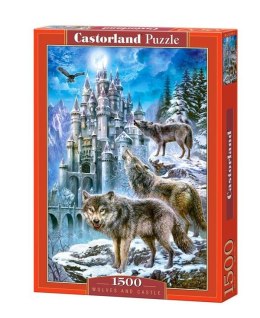 Castor Puzzle 1500 elementów Wilki i Zamek