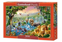 Castor Puzzle 500 elementów Rzeka w dżungli