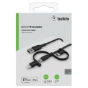 Belkin BoostCharge USB-A to LTG+MicroUSB+USB-C 1M