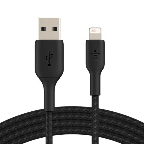 Belkin Braided A-LTG 1M, BLK